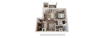 1 bed 1 bath C at Heatherstone, Dallas, TX