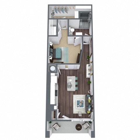 Studio 1 bath D at Smith and Porter, Atlanta, 30313