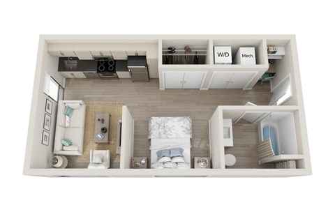 1 bed 1 bath A at Marcato, Kansas City, MO