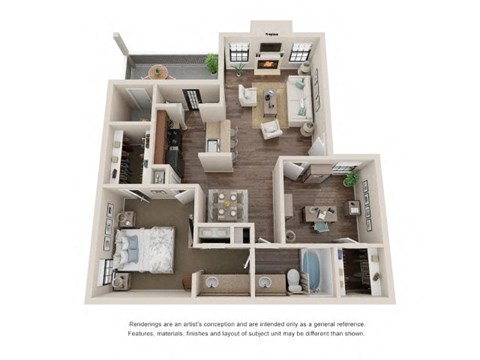 2 bed 2 bath B at Heatherstone, Texas