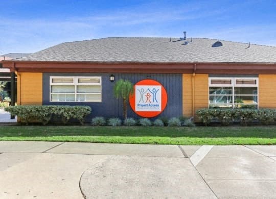 a reflection of a building in a glass window