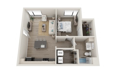 1 bed 1 bath E at Marcato, Missouri