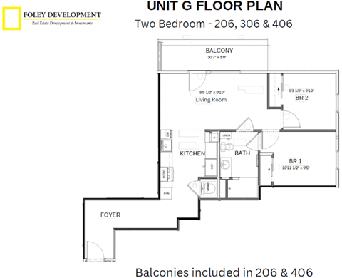 the floor plan of the unit g floor plan