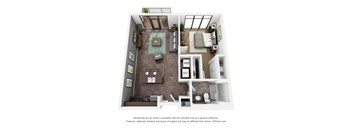 this is a 1 bedroom floor plan of a 2100 sq ft