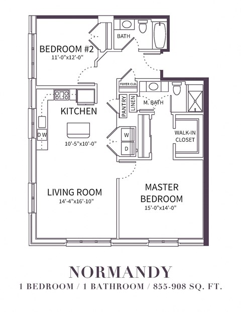 a floor plan of a small house with a bedroom and a living room