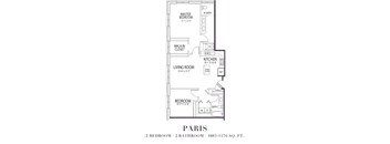 a floor plan of a bedroom floor plan