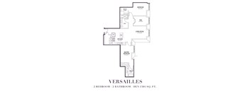the floor plan of the apartment