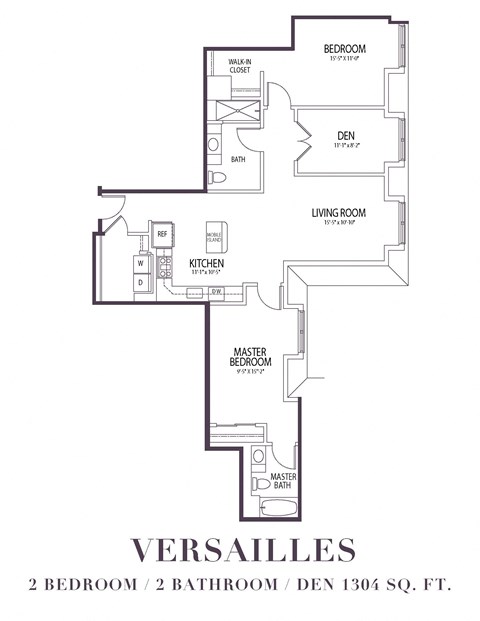 the floor plan of the apartment