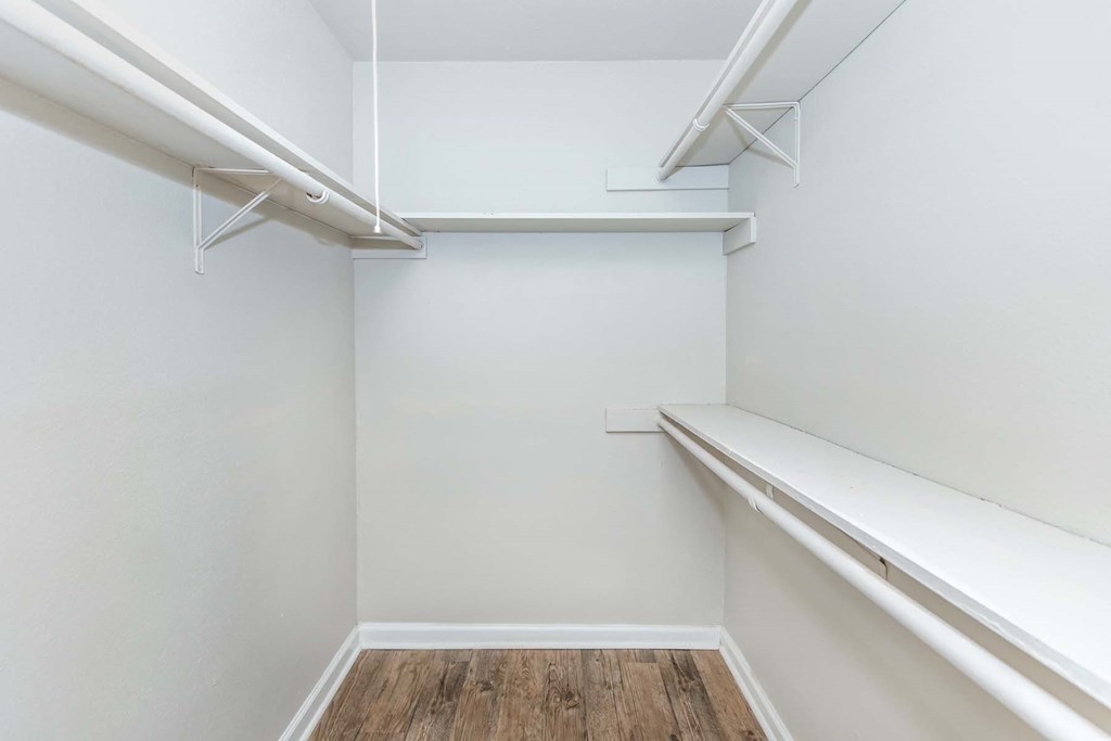 Large Closet at Castlewood Apartments, Clute, Texas
