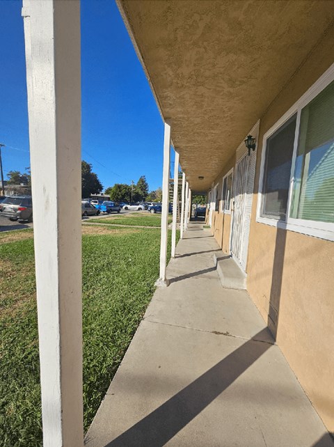 outside hall way