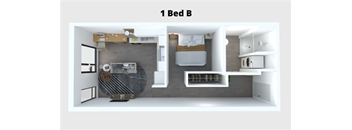 1 Bed B
