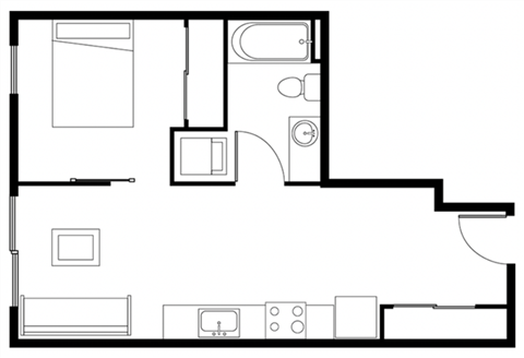 1208 Pine Street Studio-2 Beds Apartment for Rent - Photo Gallery 36