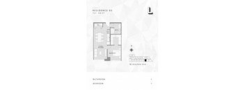 floor plans of the first and second floors of renovated apartment