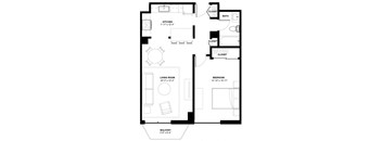 1 Bedroom - 1 Bathroom