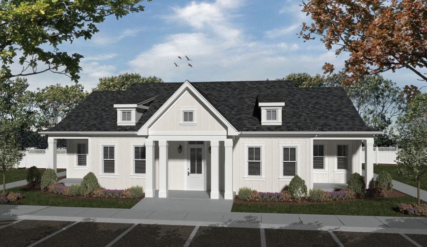 Erie Ridge Community Center & Leasing Office (Artist Rendering)