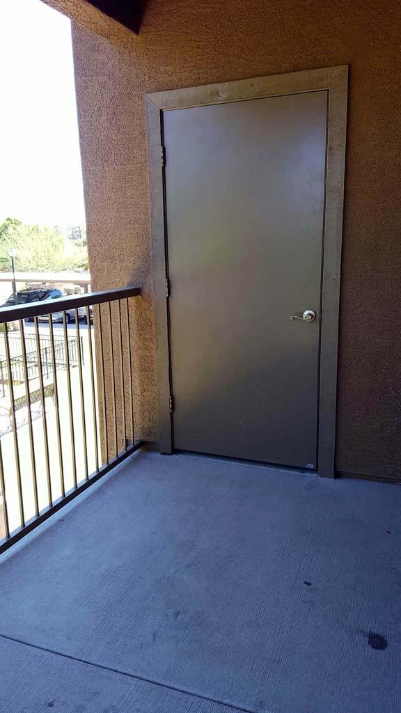 Rehoboth Place apartments in Phoenix, AZ balcony with storage