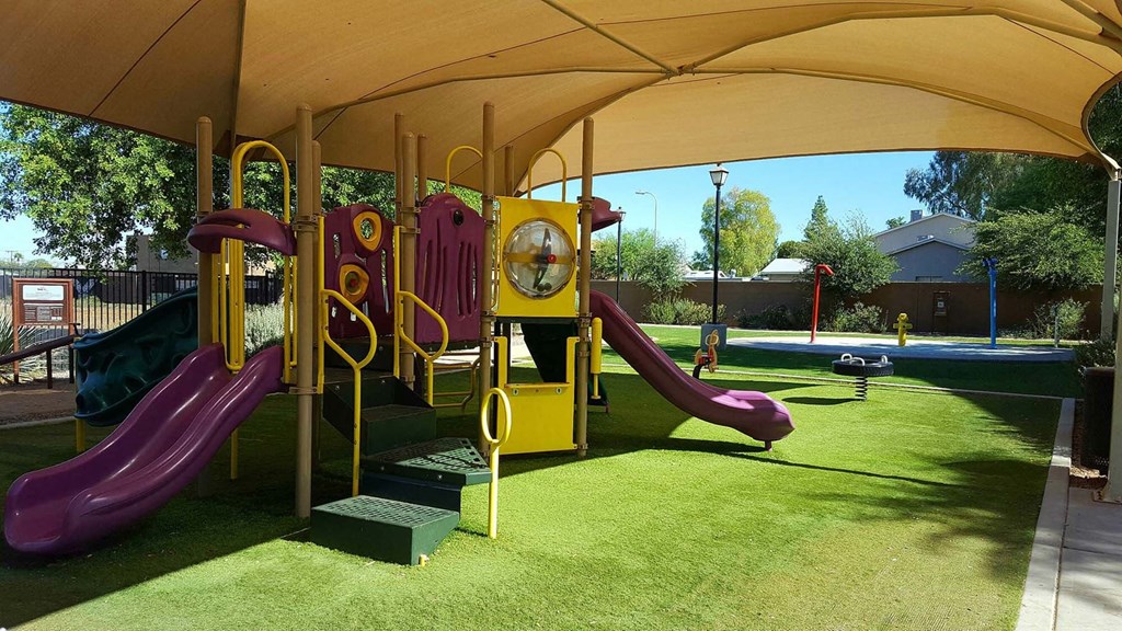 Rehoboth Place apartments in Phoenix, AZ playground and spash pad