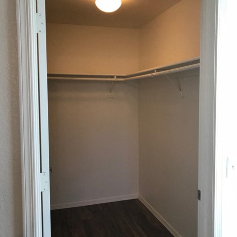 Walk-In Closet at Mission Vista Apartments at Tucson. AZ