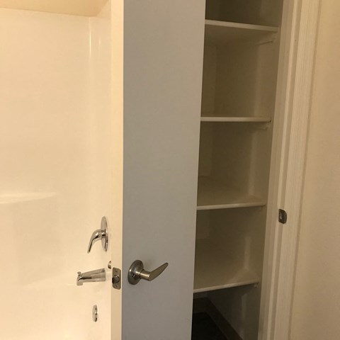 Closet at Mission Vista Apartments at Tucson. AZ