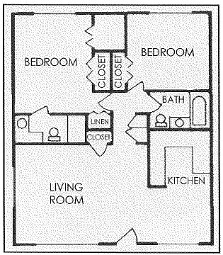 Camelback Properties Two Bedroom Apartment
