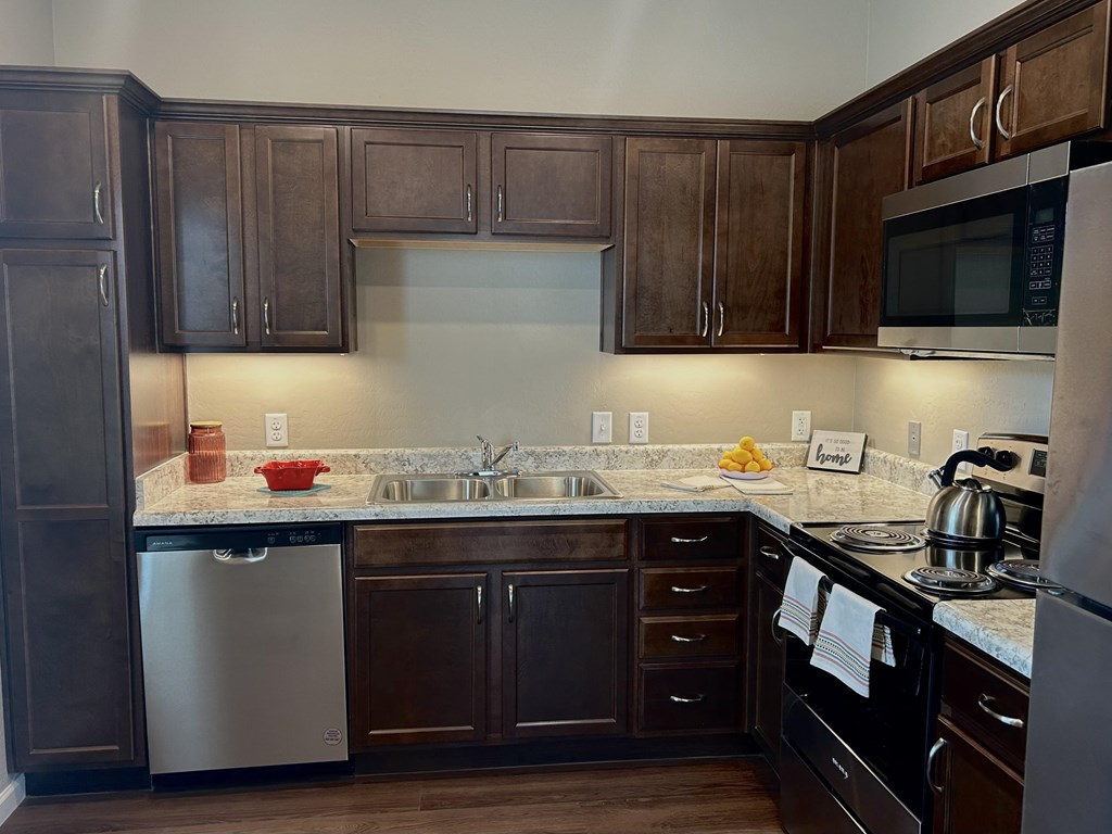 Kitchen at Sunset Vista Apartments in Apache Junction, AZ