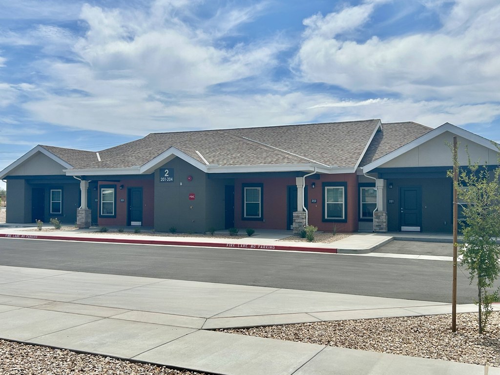 Front Entrance to Apartment at Sunset Vista Apartments in Apache Junction, AZ