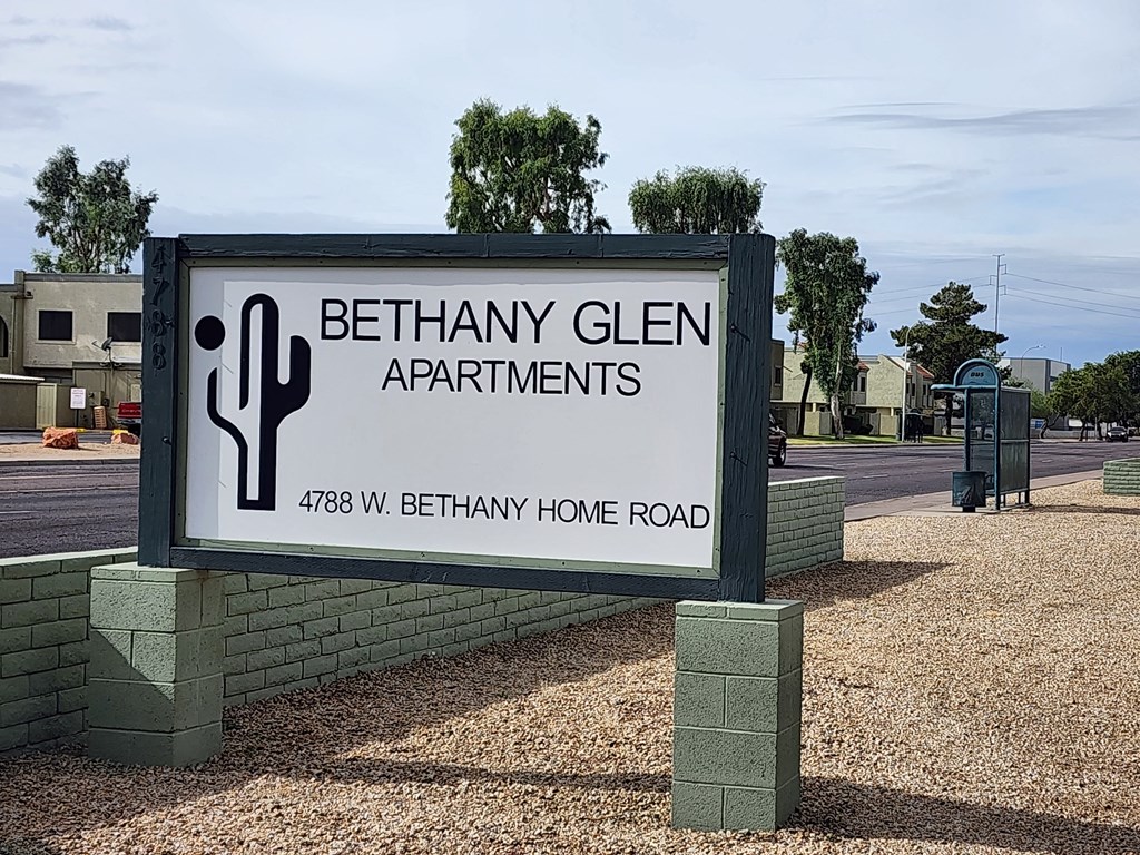 Bethany Glen Apartments Monument Sign Glendale, AZ
