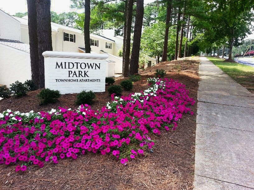 Property Signage at Midtown Park Townhomes, Raleigh, 27609
