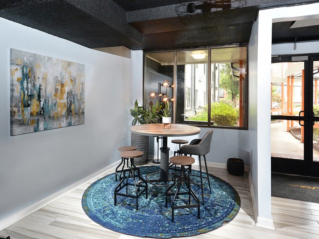 Dining Area at Capital Flats & Magnolia Square Apartments, Raleigh, North Carolina