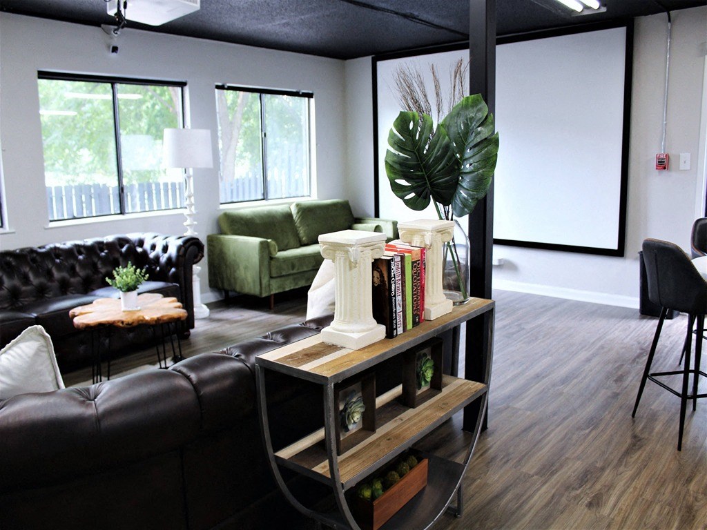 Modern Living Room at Capital Flats & Magnolia Square Apartments, Raleigh, NC, 27601