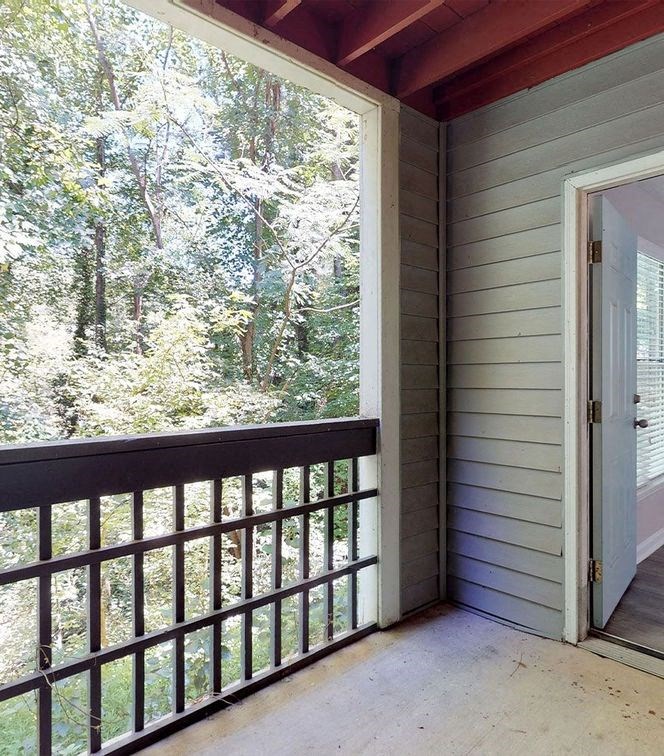 Balcony at Willow Bend Apartments, Durham, NC, 27707