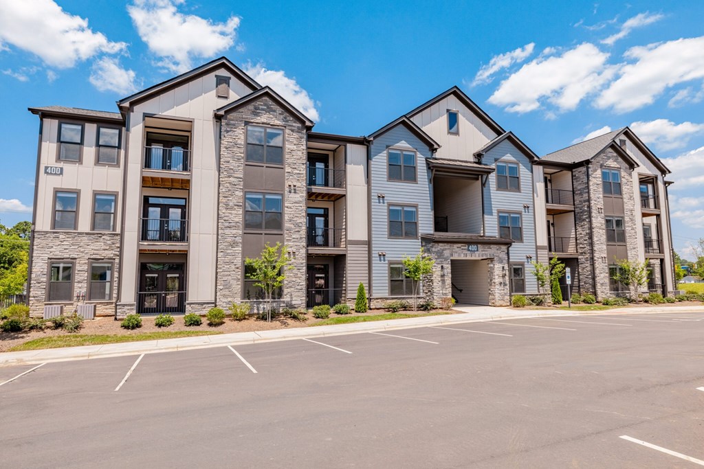 Parking Lot at Evolve at Parkway Apartment Homes, Concord, NC 28027