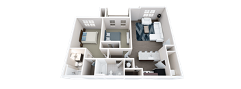 Stirling 2 Bedroom 2 Bathroom Floor Plan  at Venue at 109 Apartments, Lebanon  37090