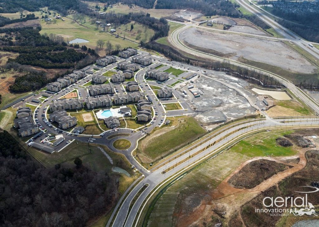 Aerial view of neighborhood at The Venue at 109 Apartments , Lebanon, Tennessee
