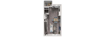 1ST LEVEL FLOOR PLAN - 3 BEDROOM