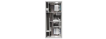 2ND LEVEL FLOOR PLAN - 2 BEDROOM