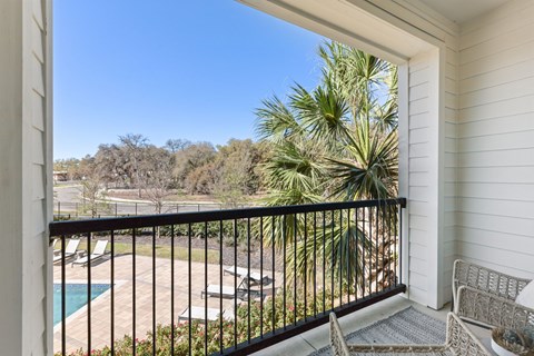 Balcony at Legacy at Cibolo Apartments, Texas
