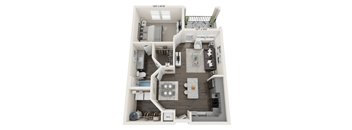 1B Floor Plan at Prosper Madison Oaks, Alabama, 35758