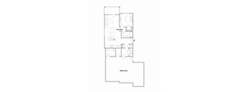 Maple Live Work Space 1 bed 1 bath Floor Plan at Waterleaf at Neely Ferry Apartments, Simpsonville, South Carolina