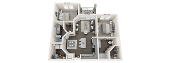 2B Floor Plan at Prosper Madison Oaks, Madison, AL