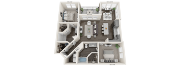 2C Floor Plan at Prosper Madison Oaks, Madison, Alabama