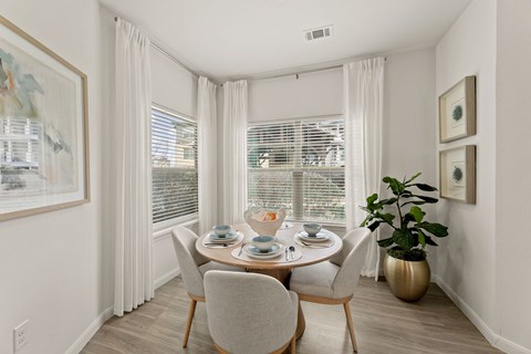 Dining Area at Legacy Flats Apartments, San Antonio