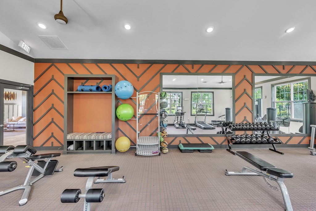 Fitness Center With Updated Equipment at Sterling Creek at Richmond Hill, Georgia 