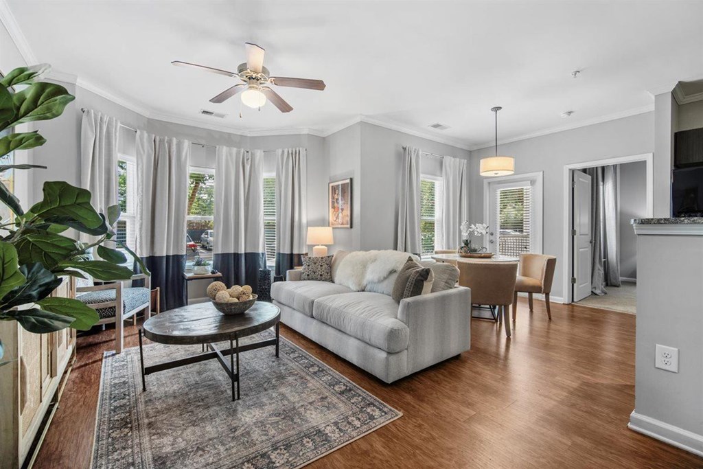 Living Room With Dining Area at Cypress River, South Carolina, 29456