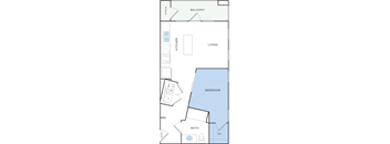 A1 Floorplan1 at Citadel at Westpointe, San Antonio, Texas