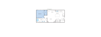 A2 Floorplan at Citadel at Westpointe, San Antonio, 78245