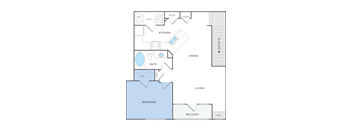 A5U Floorplan at Citadel at Westpointe, San Antonio, TX, 78245