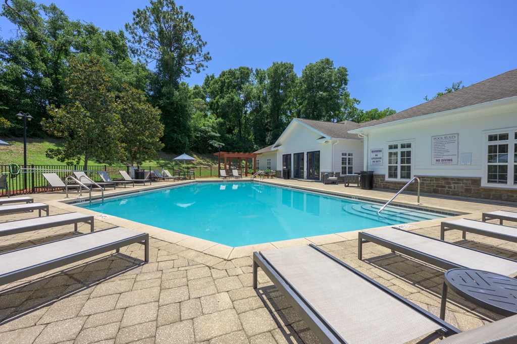 Pool With Sundecks at Spring Creek Apartments, Crestview Florida
