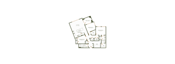 A floor plan of a house with labeled rooms such as "DALLEY", "BEDROOM 2", and "BATHROOM 2".