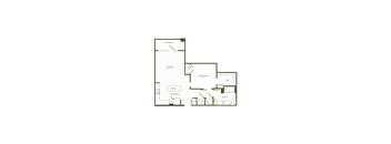 A diagram of a house layout with labeled rooms such as "BALCONY", "LIVING", and "BATH".